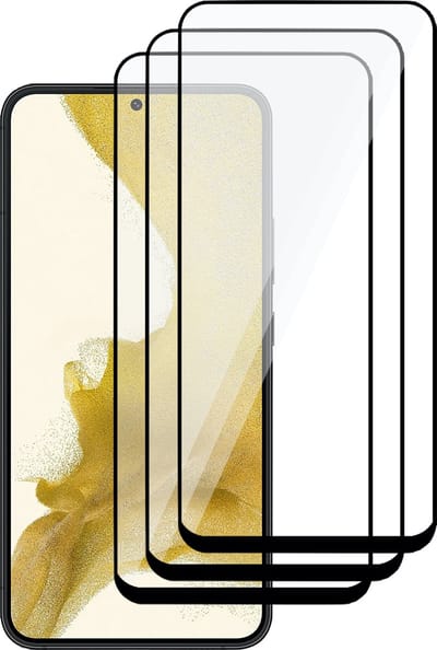 Screenprotector geschikt voor Samsung Galaxy S22 Plus - Gehard Glas Beschermglas Tempered Glass Volledig Dekkende Screen Protector - 3 Stuks