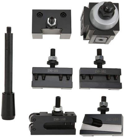 Allecto - Marhynchus Blade Houder - Snelle Verandering - Geïntegreerde Vijf-Clip - Draaien Gereedschap Accessoire - Voor Draaibank - 250-100 Model