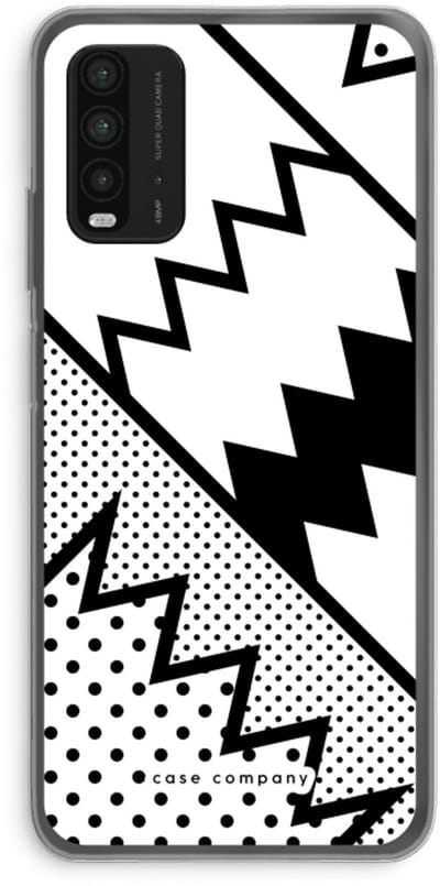 Case Company® - Hoesje geschikt voor Xiaomi Redmi 9T hoesje - Pop Art #5 - Soft Cover Telefoonhoesje - Bescherming aan alle Kanten en Schermrand