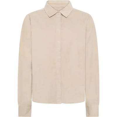 Vrouwen lange mouwen velours shirt KnowledgeCotton Apparel