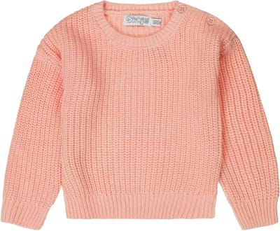 Dirkje-Girls Pullover ls- Soft Pink - Maat 56