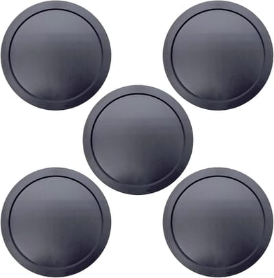 Air Hockey Pucks - Tafelspel Onderdelen - Spelplezier Thuis - Slijtvast Materiaal - 5 Stuks - Zwart