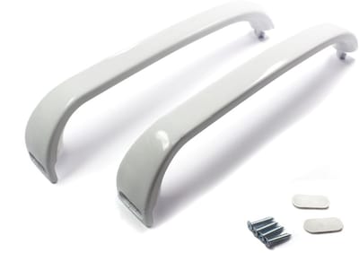 Handgreep set - gebogen greep deurgreep koelkast vriezer - Geschikt voor Bosch, Siemens 00369542