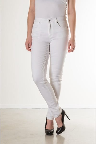 New Star dames broek - New Orleans - twill broek - wit - maat 29/32