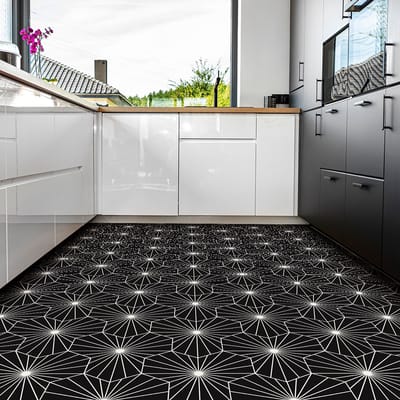 Antislip vloerstickers met beschermlaag - BRUNO TILES - 1 sticker van 60x100 cm