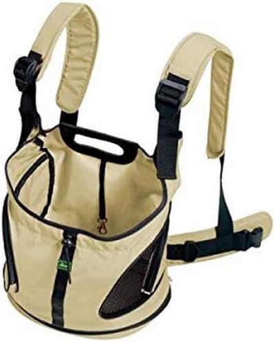 Honden Rugzak - Draagtas Puppy - Veilig Vervoer - Verstelbare Hoogte - 30 x 20 x 30 cm - Beige
