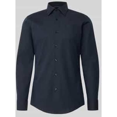 slim fit zakelijk overhemd van katoenmix model 'HANK'