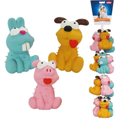 Hondenspeelgoed latex dieren Nobby Pet (x12)