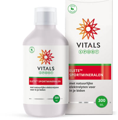 Vitals ELETE™ Sportmineralen - 300 ml - mineralen. Met natuurlijke elektrolyten voor in de bidon van (top)sporters.