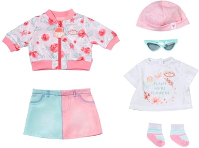 Baby Annabell Deluxe Lente Kledingset - Poppenkleding 43cm