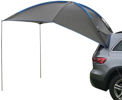 Dailygoods- Luifeltent 280x190 cm - Camping Tent - Achteruitbreiding - Winddicht - 3-4 Personen - Duurzaam 190T Polyester - Campingtent