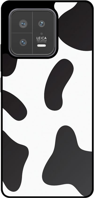 Smartphonica Telefoonhoesje Geschikt voor Xiaomi 13 met Koeienvlekken Opdruk - TPU Backcover Case With Cow Patches Design geschikt voor Xiaomi 13