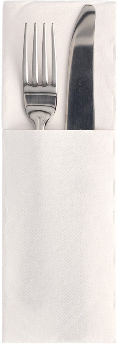 50 Servetten ROYAL Collection 48 cm x 30 cm grijs met bestekvouw