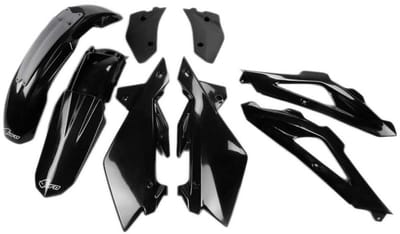 Ufo Husqvarna Cr 250 2009-2013 Hukit608-001 Plastic Set Zilver