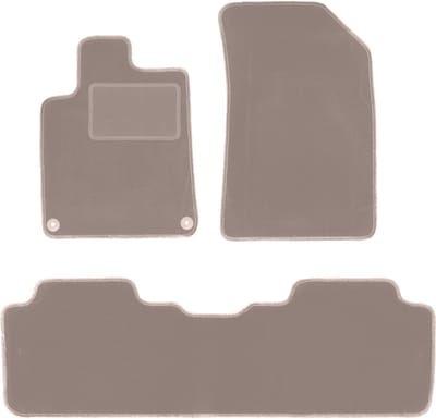 Beige veloursmatten voor: Citroen C5 I stationwagen, sedan (2001-2008)