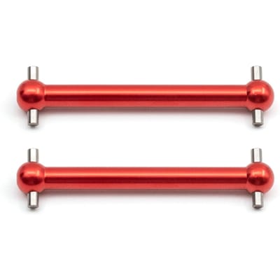 Arbre d'entraînement avant et arrière en alliage d'aluminium, remplacement pour télécommande Tamiya TT02B 1/10 rouge