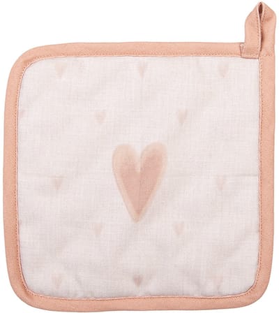 Clayre & Eef Pannenlap 20x20 cm Beige Katoen