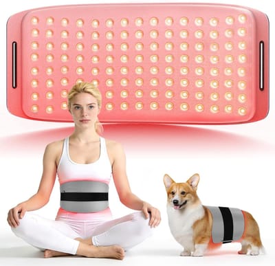 AMA® Lichttherapielamp - Daglichtlamp - Infraroodlamp - Grijs - 22cm x 10cm x 9cm