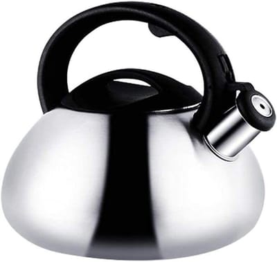 Waterkoker met Fluitje - Theepot RVS - Water Koken - Zelfnivellerend - 3L - Roestvrij Staal