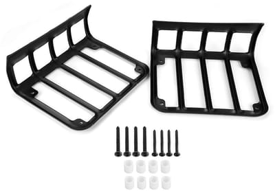Store_8 - Achterlicht Lamp Cover Guard Protector - Aluminiumlegering - Zwart - Duurzaam - Geschikt voor JK 07-16 - Bescherming voor achterlichten