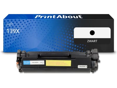 PrintAbout huismerk Toner 139X (W1390X) Zwart Geschikt voor HP