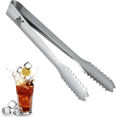 Duurzame RVS IJs- en SuikerTangen van 18 cm - Perfect voor Cocktails, Drankjes en Feestjes