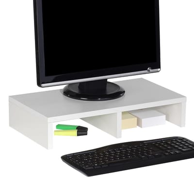 Monitorstandaard MONITOR 50 cm breed - Wit