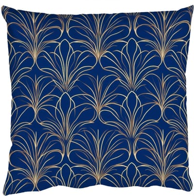 Sierkussens - Kussentjes Woonkamer - 50x50 cm - Deco - Waaier - Blauw