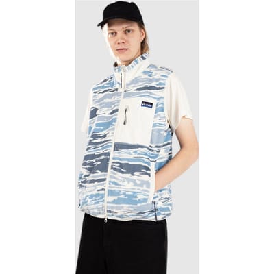 Penfield Bay Jacqaurd Microfleece 1/4 Fleece Jas blauw