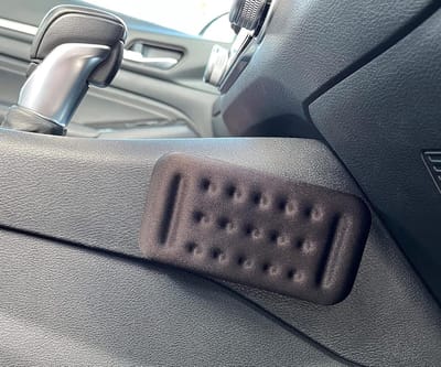 Kniekussens Auto - Kniebeschermers Rijden - Comfortabel Rijden - Traagschuim Hoge Dichtheid - Set van 2 - Zwart