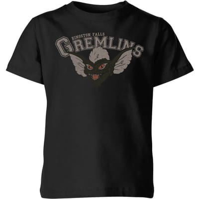 Gremlins Kingston Falls Sport Kids' T-Shirt - Black - 98/104 (3-4 jaar)