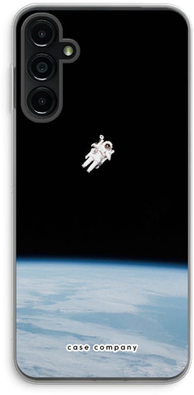 Case Company® - Hoesje geschikt voor Samsung Galaxy A14 hoesje - Alone in Space - Soft Cover Telefoonhoesje - Bescherming aan alle Kanten en Schermrand