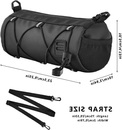 Waterdichte Fietsstuur Tas met Schouderriem voor Mountainbike, Stadsfiets en Racefiets - Multifunctioneel en Ruim