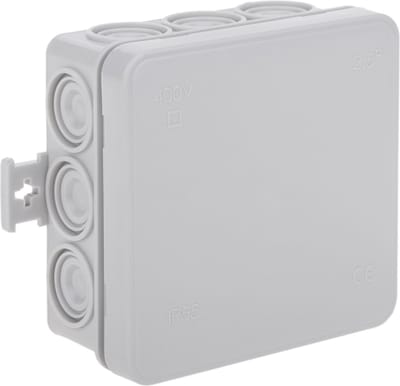 BeMatik - Opbouw Aansluitdozen Montage vierkant IP44 85x85x40mm