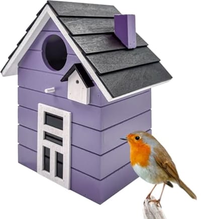 Vogelhuis voor kleine zangvogels - Decoratieve nestkast voor tuin en balkon in diverse kleuren