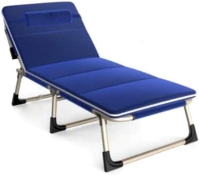 Opvouwbare Ligstoel - Tuinstoel Lounger - Ontspannen Buiten - Ademend Oxford Doek - 193x60cm - Geel