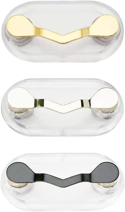 Magnetische brillenclip - 3 stuks - metaal en ABS - creatieve brillenhouder voor gemak - ShopVlot