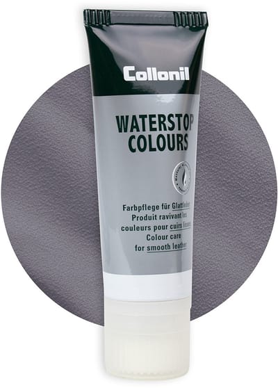 Collonil Waterstop | Lederverzorging | Extra glans | Kleur: Middelgrijs | Inhoud: 75ml