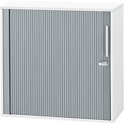 Schäfer Shop  Select Roldeurkast SET UP, afsluitbaar, 2 ordnerhoogten, wit