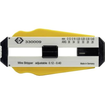 330009 Draadstripper Geschikt voor: PVC-draden, PTFE-draden 0.12 tot 0.40 mm PVC Geschikt voor merk C.k