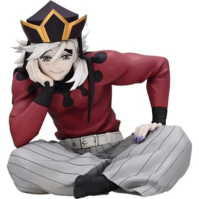 Anime Demon Slayer Anime Yaiba Doma Noodle Stopper Model PVC Figuur Collectie Actiefiguur Speelgoed voor Kerstcadeaus Premium Kwaliteit black