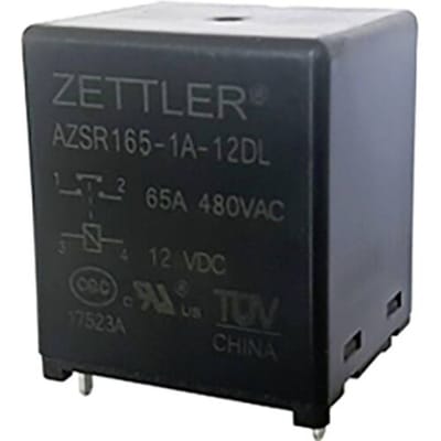 Zettler Electronics AZSR165-1A-24DL Printrelais 24 V/DC 80 A 1x NO 1 stuk(s)
