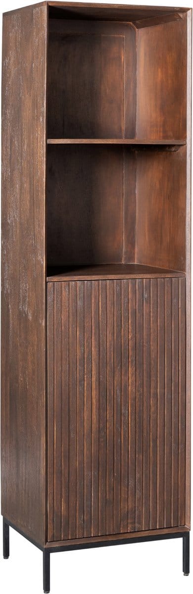 Starfurn - Boekenkast Madison - Bruin - 45x55x200 cm