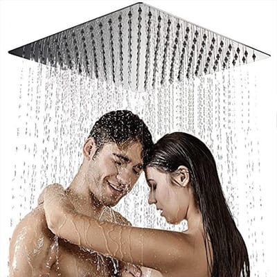 Dailygoods- Regendouchekop 40 cm - Roestvrij Staal - Verstelbaar - Luxe Chroom - Rotatie Ontwerp - Modern Design - Douchekop