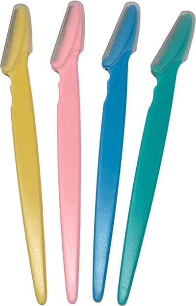 Gadgetpoint - Facial & Eyebrow Razor - Scheermesjes voor het hele lichaam - Wenkbrauw Trimmer - Scheermes - Set van 4 - Multicolor