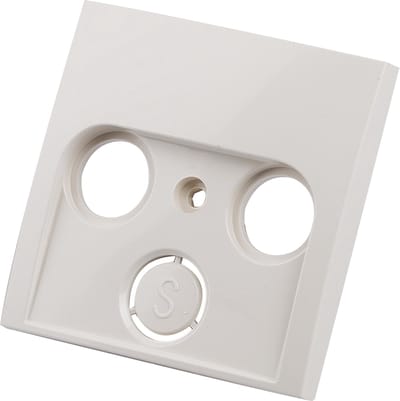 Berker Coax Centraalplaat S1 - Crème