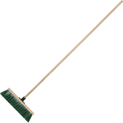 KOTARBAU® Straatbezem, Veegbezem, Tuinbezem, Beukenhout, 40 cm, Groen, Buitenbezem, Harde Veegbezem, Houten Straatbezem, met Houten Steel