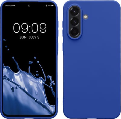 kwmobile telefoonhoesje geschikt voor Samsung Galaxy A56 5G - Hoesje voor smartphone - Back cover in Baltisch blauw