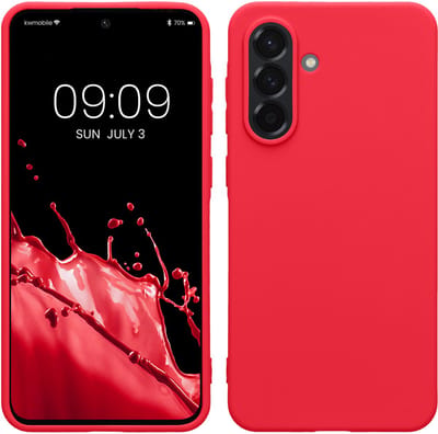 kwmobile telefoonhoesje geschikt voor Samsung Galaxy A36 5G - Hoesje voor smartphone - Back cover in neon roze