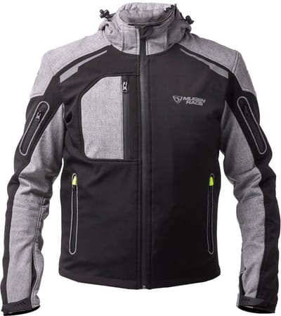 MUGENRACE Double Zwart Grijs Waterdichte Softshell Jas - Jas